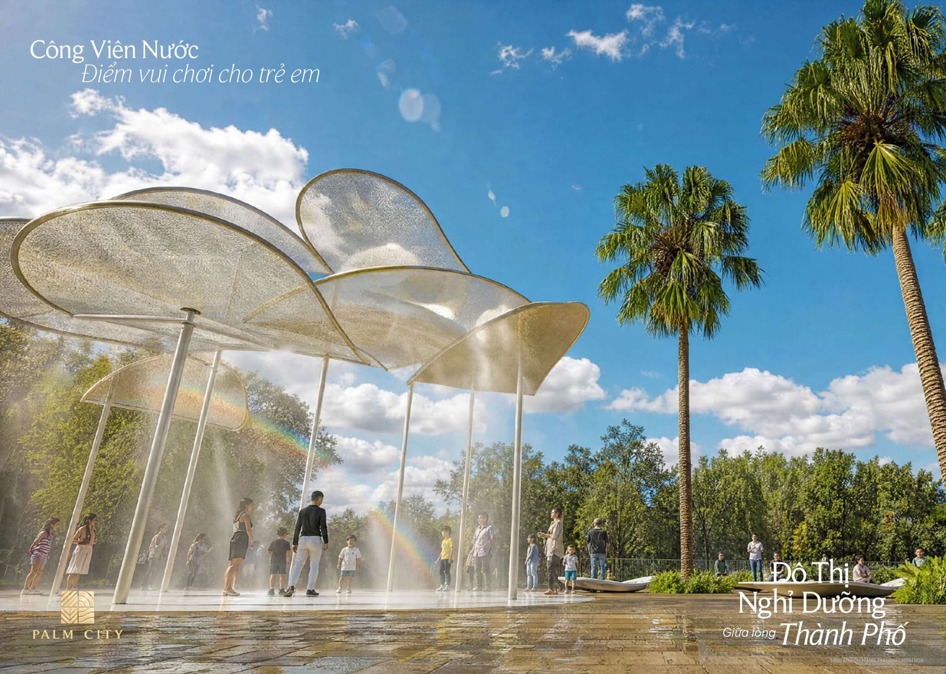 Công viên nước nơi tái tạo năng lượng mỗi ngày Palm City